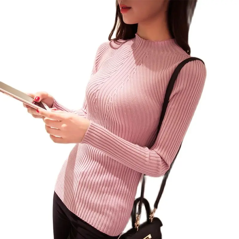 Женское зимнее платье-водолазка с длинным рукавом | Женская одежда