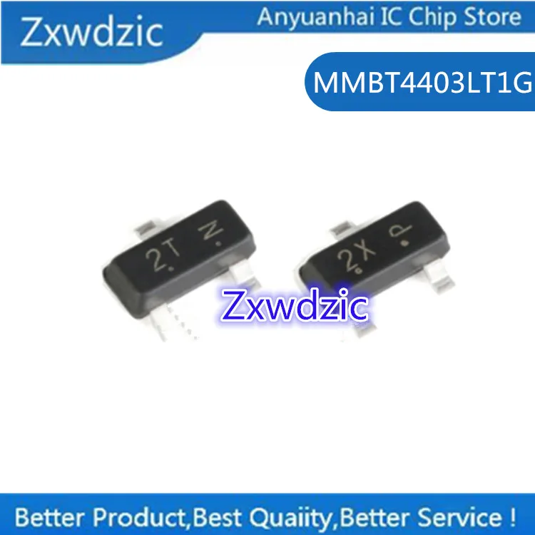 

100% new imported original MMBT3904 W1A PMBS3906 WO6 MMBT4401LT1G MMBT4401 2X MMBT4403LT1G MMBT4403 2T SOT-23