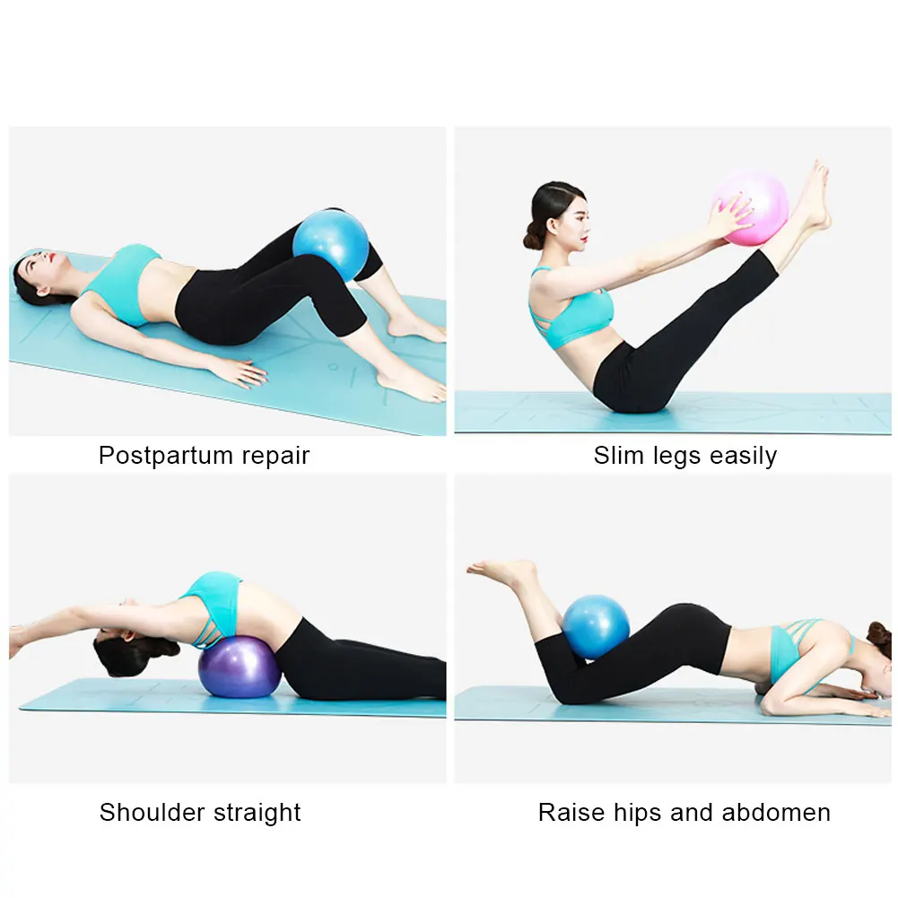 

5pcs/set Yoga Ball Set Yoga Equipment Set Include Yoga Ball Yoga Blocks Stretching Strap Resistance Loop Band Fitness