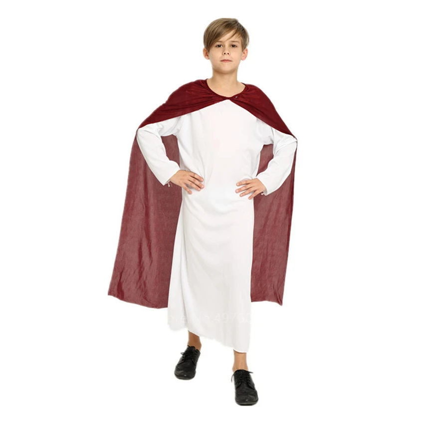 2021 Middle Ages Religiou Boys Priest Easter Children Nun Girls Mary Costume Fancy Christian Missionary Carnival Party Medieval |