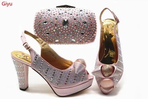 Doershow/красивая обувь и сумочка в комплекте вечерние итальянские туфли с сумочкой