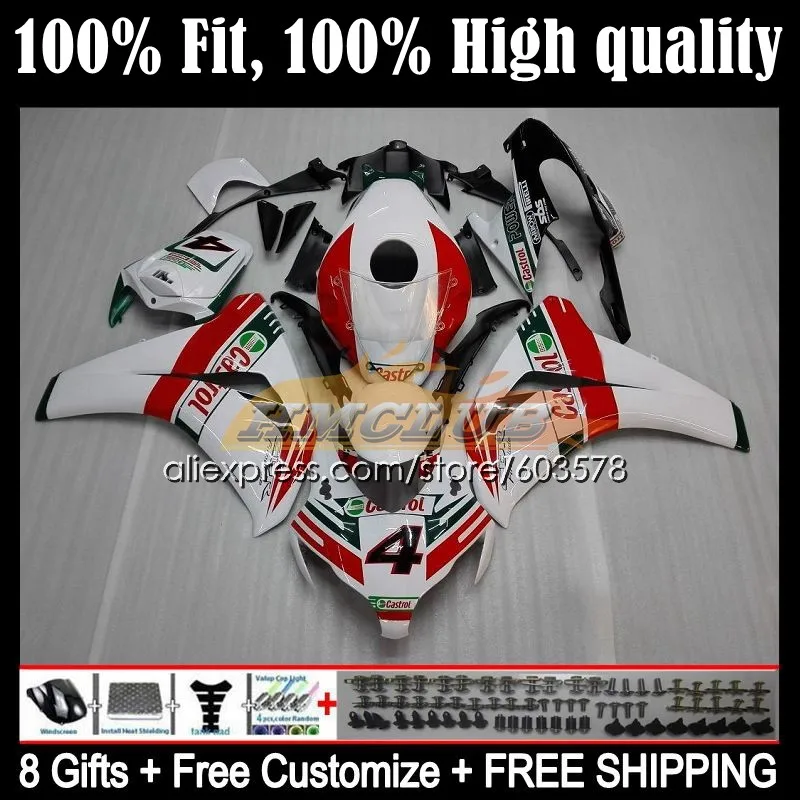 

Инъекция для HONDA CBR1000 RR CBR 1000RR 48CL.14 CBR1000RR 08 09 10 11 CBR 1000 RR CC 2008 2009 2010 2011 обтекатель красный