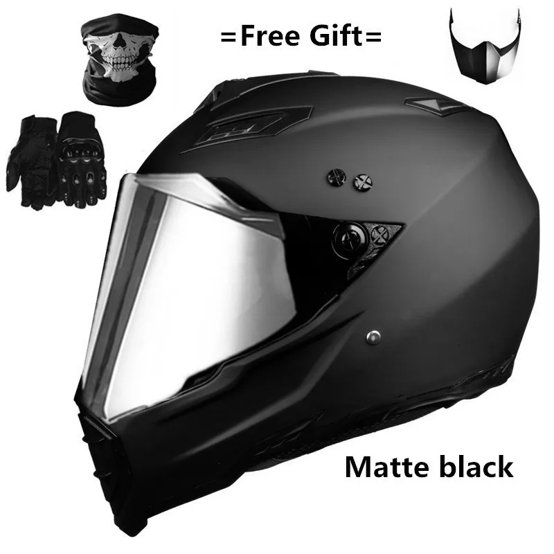 Full Face Motorcycle Helmet Motocross Racing With Rainbow Visor Helmet Casco De Moto Capacete DOT approved Kask enlarge