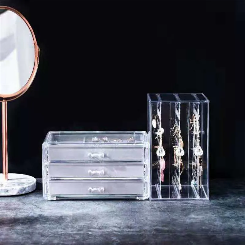 Новый модный акриловый материал ювелирный дисплей удерживает серьги держатель