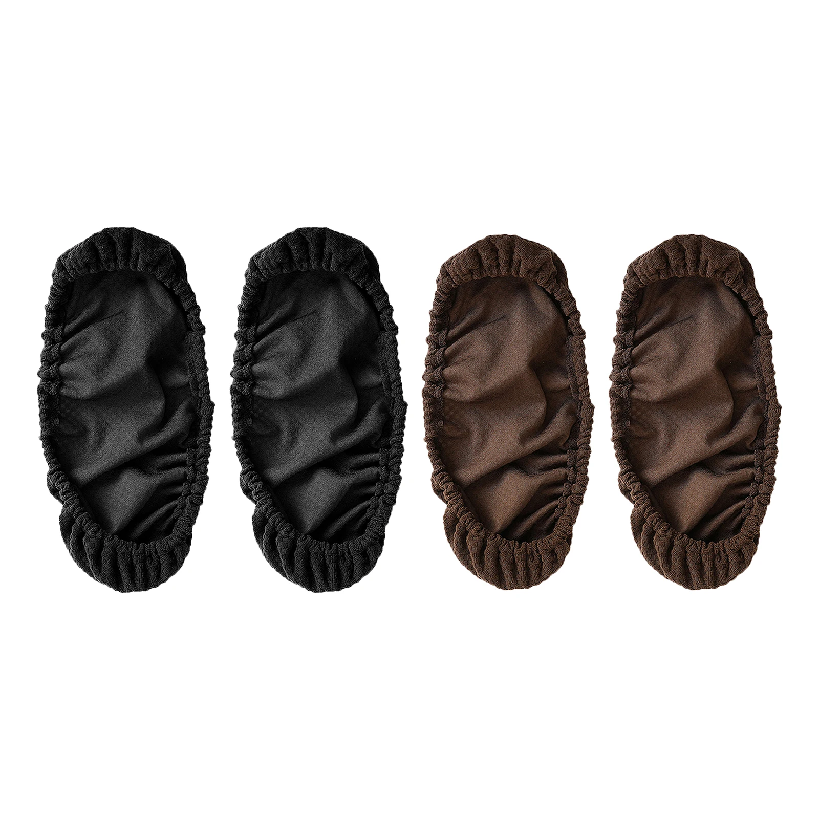 2 пары чехлов для подлокотников стульев 25-33 см моющиеся черные | Дом и сад