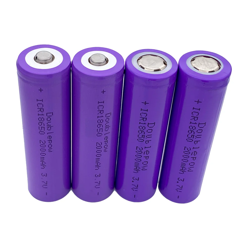 Новая Оригинальная батарея Doublepow 18650 3 7 V 2000mah литиевая аккумуляторная для
