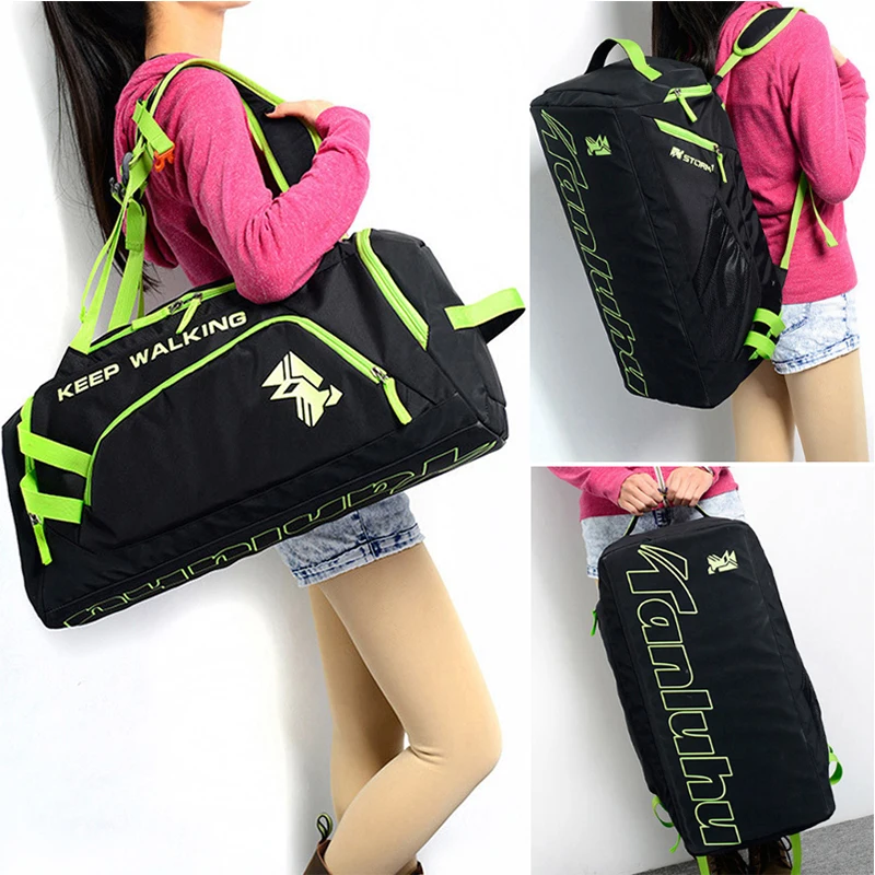 Горячая Большая вместительная спортивная сумка для занятий спортом на открытом