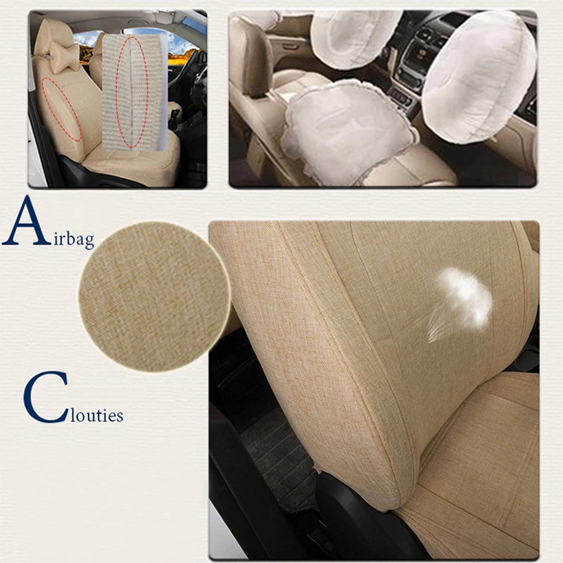 Чехлы AutoDecorun для автомобилей чехлы на сиденья из льняной ткани Mercedes Benz GLE 350 450 320 |