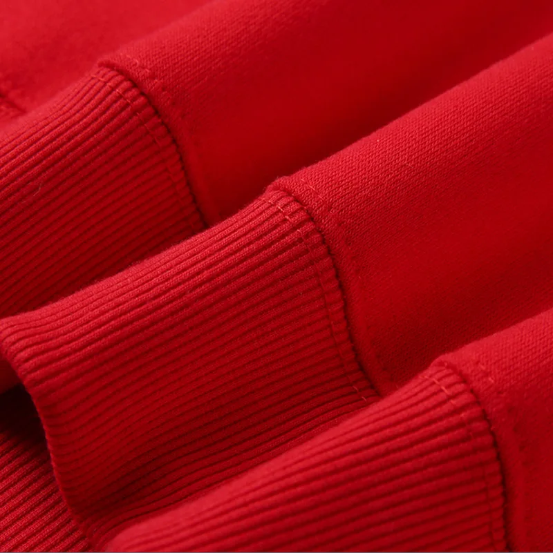 Однотонная толстовка мужская с круглым вырезом Осенняя Толстовка Повседневная