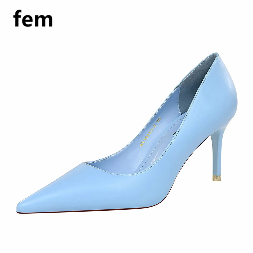 Женские разноцветные Модные Туфли-лодочки на каблуке Обувь тонком Женская