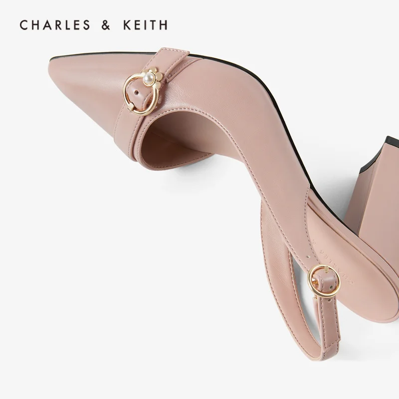 CHARLES&KEITH Новинка Лето2020CK1 60361180Женские босоножки Острый Носок на высоком каблуке
