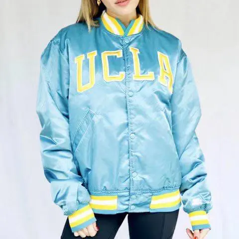 

Куртка-бомбер Мужская/Женская атласная, из 100% хлопка