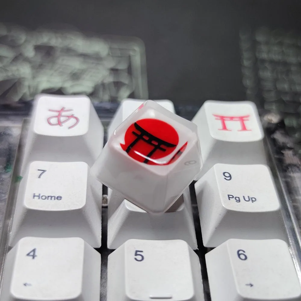 Японские колпачки для клавиш с резиновыми цветами вишни переключателя Cherry Mx
