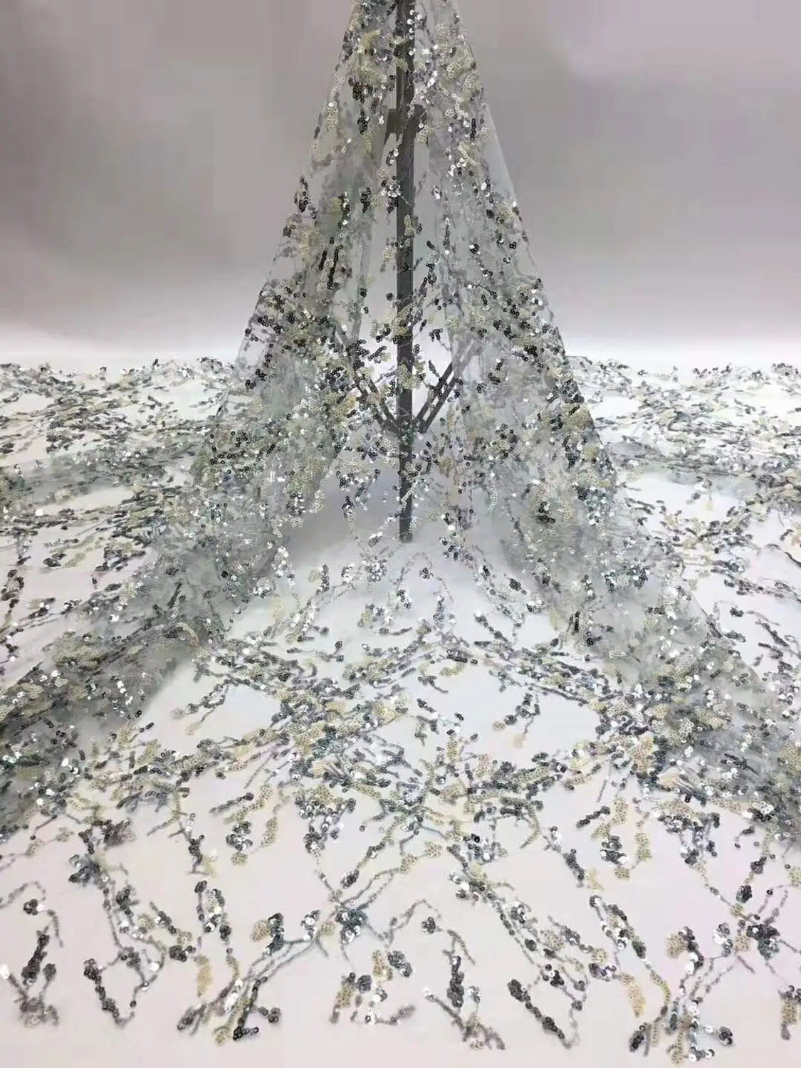 Бесплатная доставка компанией DHL! 2019 африканский гипюр кружевная ткань с