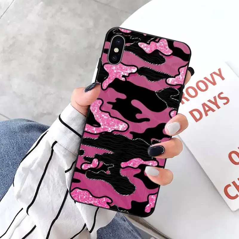 

Camouflage Pattern Camo military Army Phone Case for iPhone 11 12 pro XS MAX 8 7 6 6S Plus X 5S SE 2020 XR mini