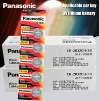 panasonic original 200pcslot cr 2032 button cell batteries 3v coin lithium battery for watch remote control calculator cr2032