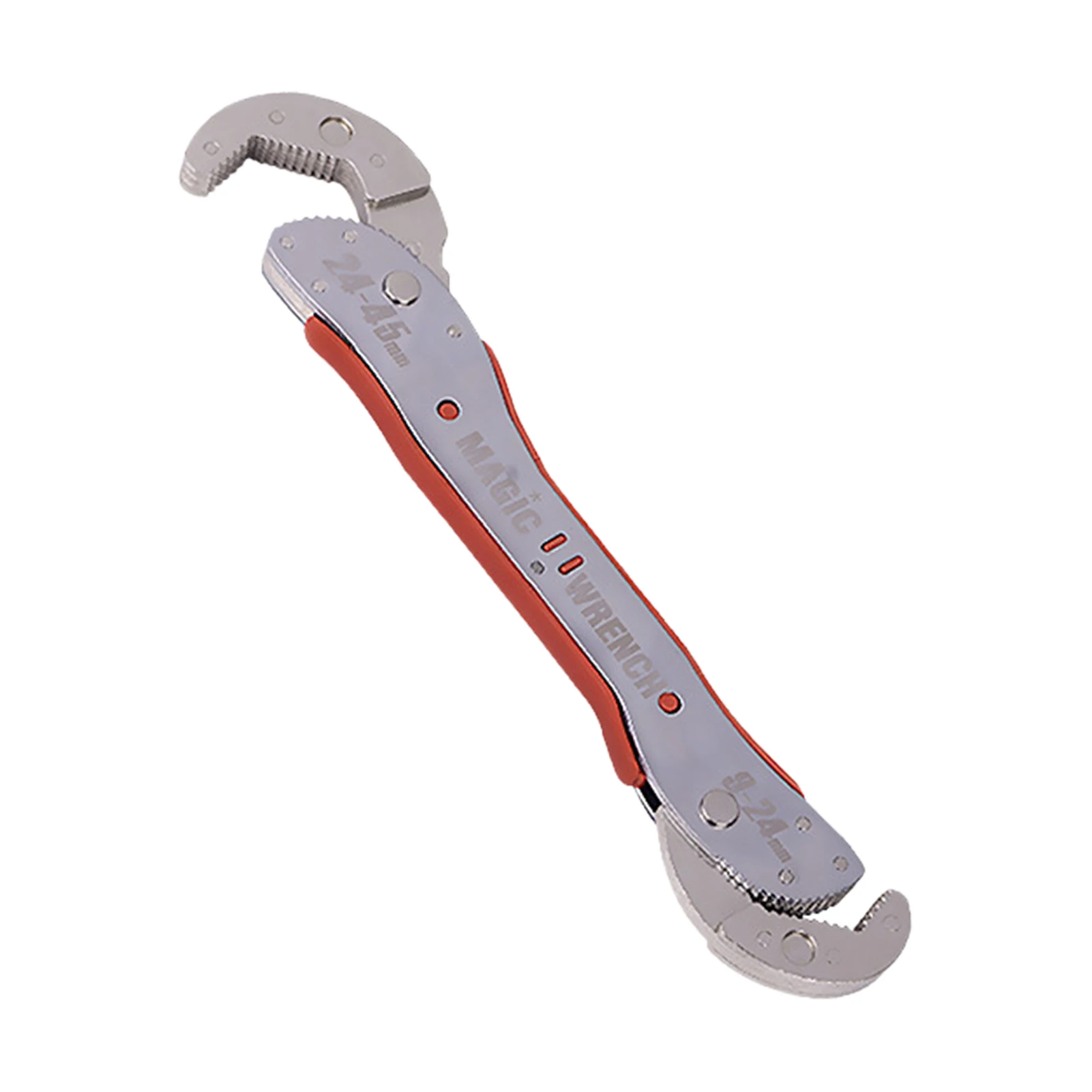 

9-45mm Bathroom Adjustable Wrench Non Slip Multifunctional Self Locking Spanner Industrial Large Opening Hose Fitting Easy Grip