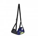 Кресло качели из ткани Оксфорд легкая установка под стол для офиса подставка ног