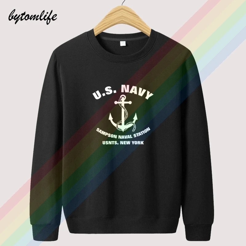 Us Navy Trainer Center Seals Marines personalized Hoodies Top Hoodie Mens wool Clothing Sweatshirt Pullover Asian size | Мужская одежда