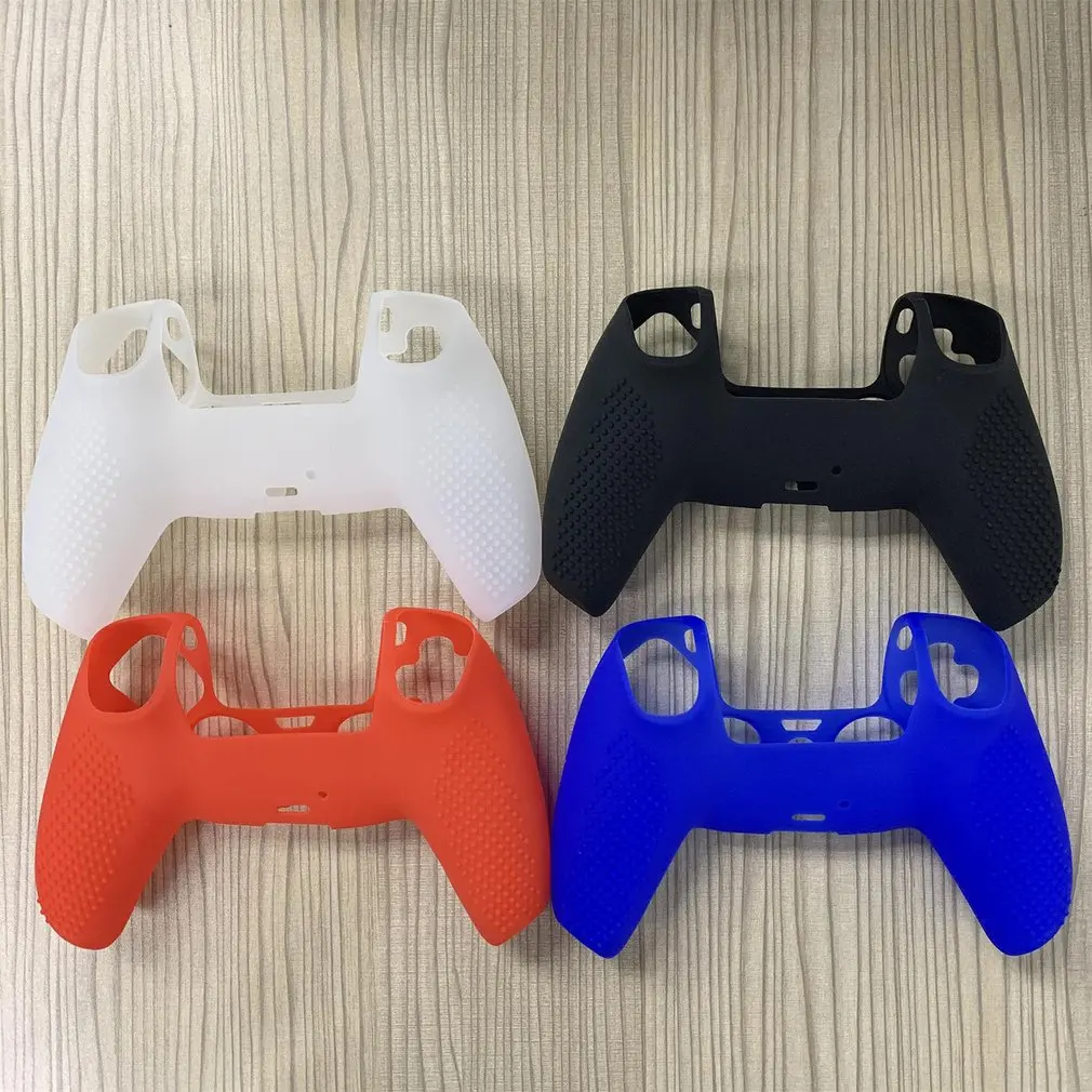 

New Handle Sleeve Silicone Case Dustproof Skin Protective Cover Anti-Slip For PlayStation PS5 Controller Game Accessories