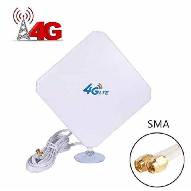 4G 35dBi антенна SMA папа двойной интерфейс LTE внешняя для B525 B310 B315 B593 B612 B715|3G модемы| |