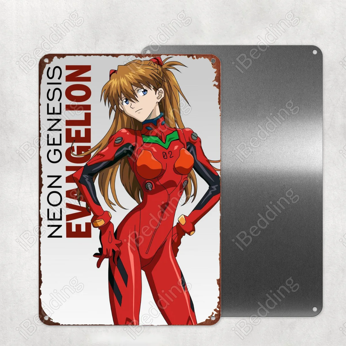 

Asuka langley металлическая вывеска-плакат украшение для дома, железная живопись, персонализированный паб, клуб, промышленный Декор