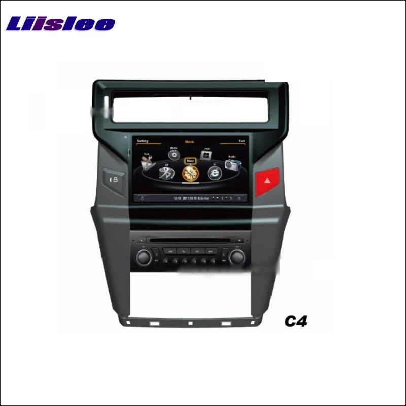 Автомобильный Android мультимедийный CD DVD плеер GPS навигационная система для Citroen C4
