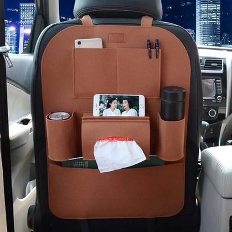 

Car Rear Seat Storage Box Multi-pocket Storage Bag for Mazda 2 3 5 6 CX5 CX7 CX9 Atenza Axela