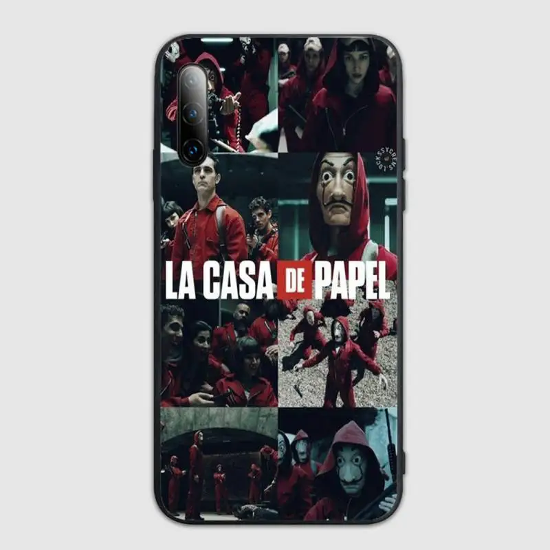 

Spain TV La Casa De Papel Earphone Phone Case For Samsung S Note20 10 2020 S5 21 30 ultra plus A81 Cover Fundas Coque