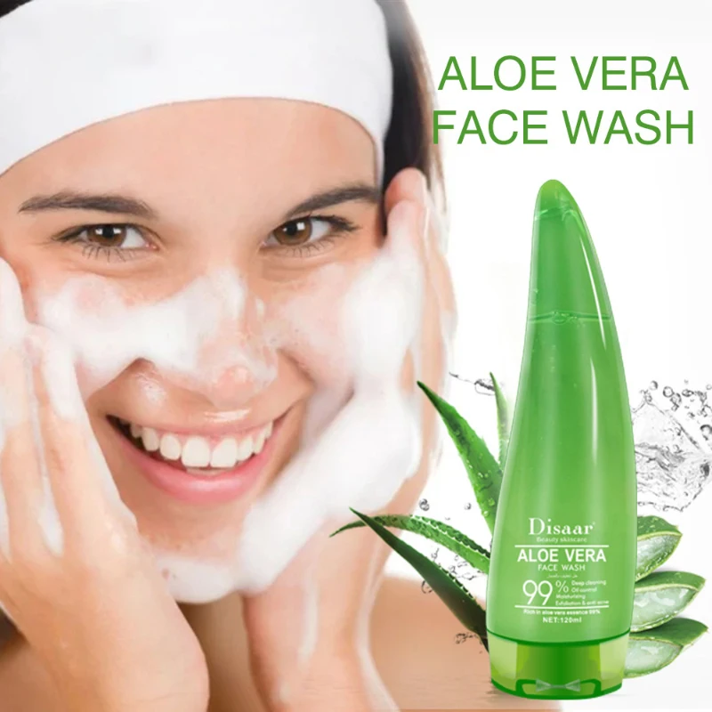 

LAIKOU Aloe Extract Facial Cleanser Nourishing Cleanser Black Head Remove Oil-control Deep Cleansing Foam Shrink Pores Face Care