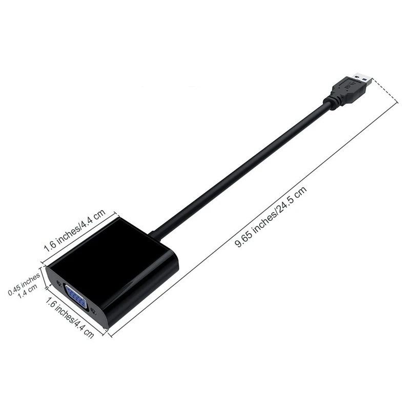 Премиум USB 3 0 в VGA адаптер конвертер Full HD внешняя видеокарта мульти монитор