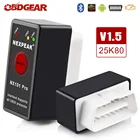 OBD2 ELM327 Bluetooth pic18f25k80 OBD2 автомобильный сканер ELM 327 Mini V1.5 OBD2 сканер OBD Elm327 V 1,5 автоматический диагностический инструмент