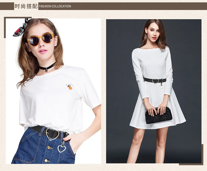 Декоративный ремень с пряжкой женский модный пояс металлическая пряжка