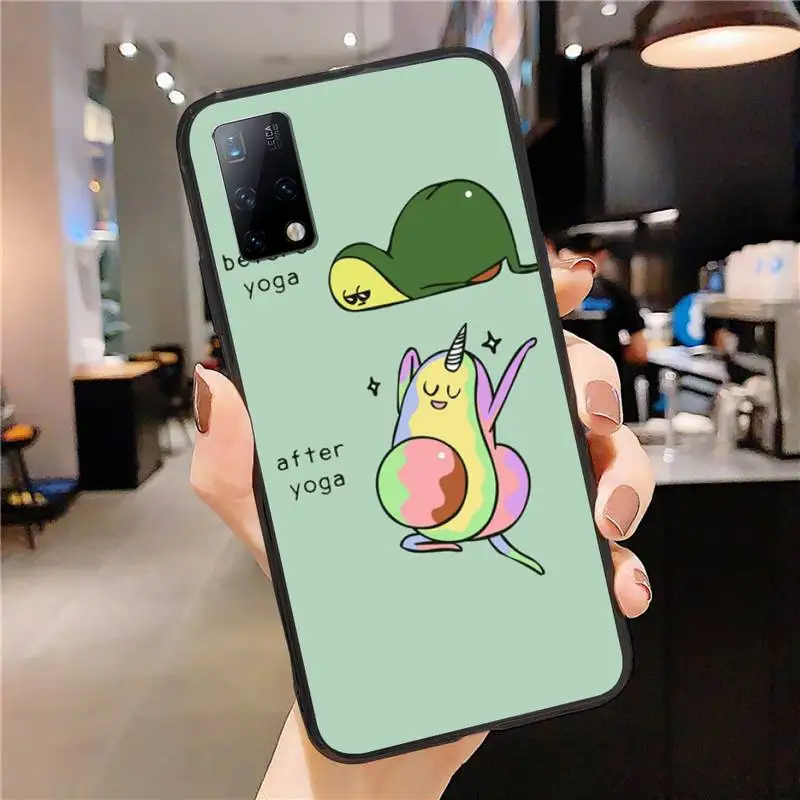 

Cute Avocado Phone Case for Samsung A20 E A20S Cover A30 S M30S A31 A40 A50 A51 A52 A70 A71 A80 A01 Fundas Coque