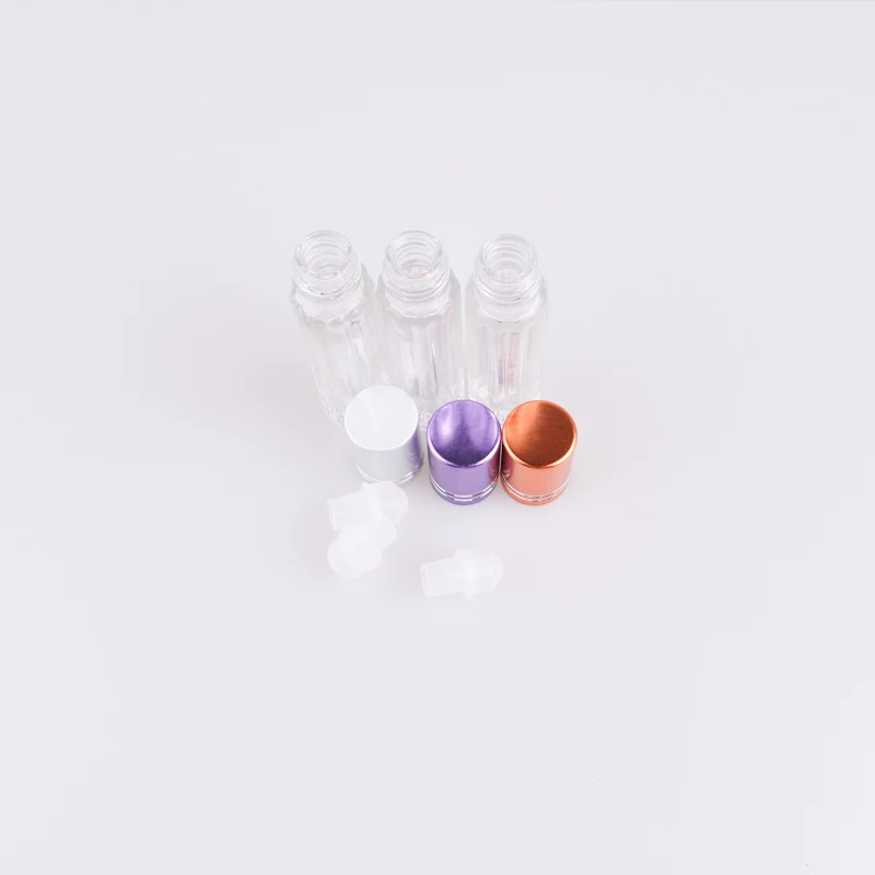 Высококачественные прозрачные стеклянные мини-бутылочки с роликовым шариком 3 5