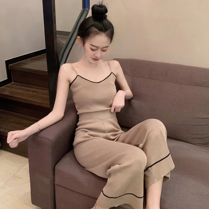 

2021 new fashion women's clothing woman pants Two-piece suit
