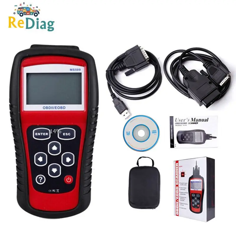 Новый многоязычный диагностический инструмент MS509 OBD2/EOBD автомобильный