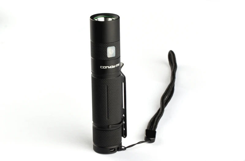 2.5A Convoy S9 L2 1000LM 5 режимов Функция памяти USB Перезаряжаемый EDC фонарик водонепроницаемый светодиодный фонарь для кемпинга охоты