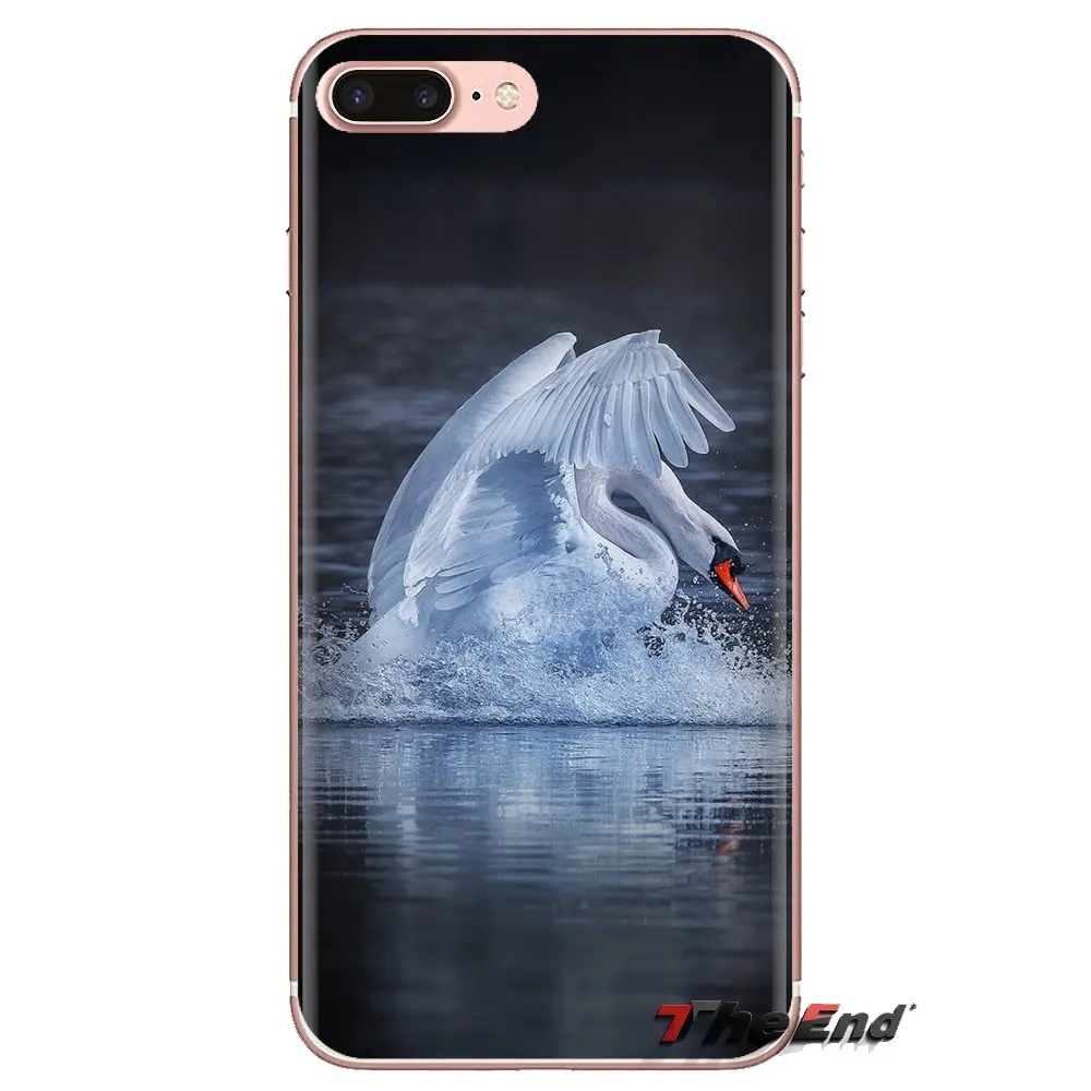 Для Xiao mi 6 A1 Max x 2 5X 6X Red Note 5 5A 4X 4A A4 4 3 Plus Pro животные птицы Egret отражение вода мягкий