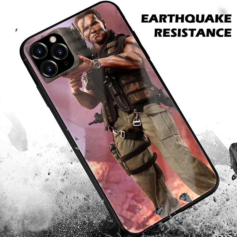 Чехол из закаленного стекла для IPhone 11 Pro Max XS XR X 8 7 6 6S Plus с рисунком Арнольда