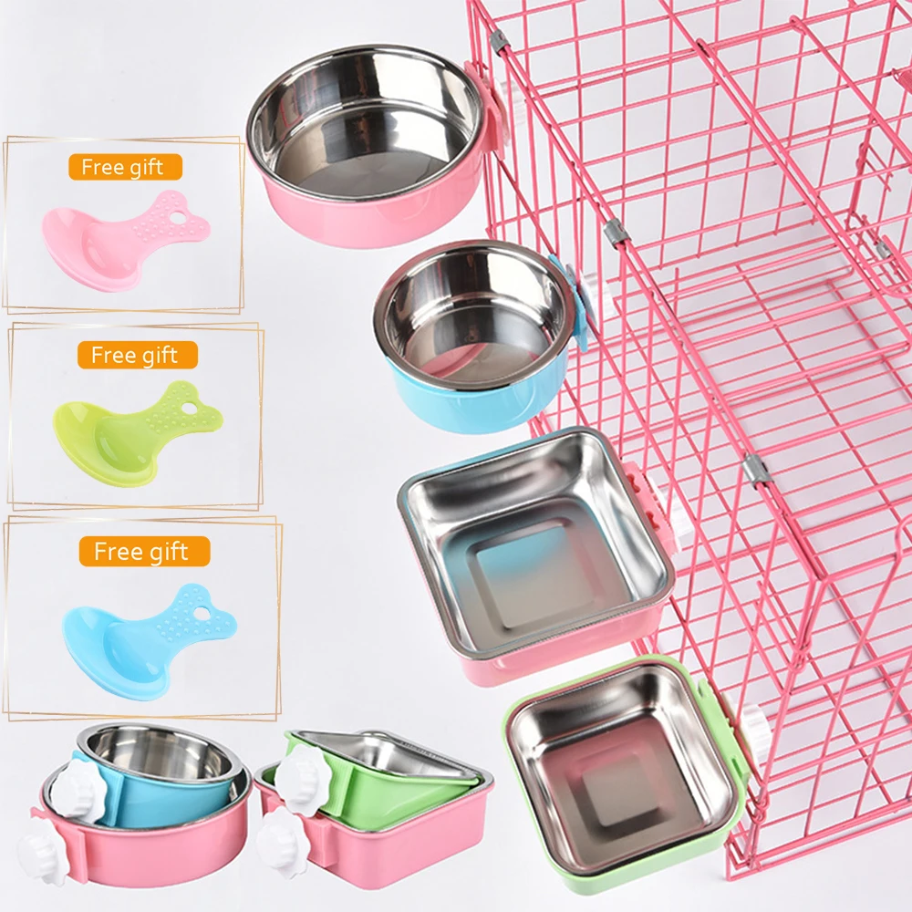 Миска для домашних животных может вешать стационарную клетку собак подвесные