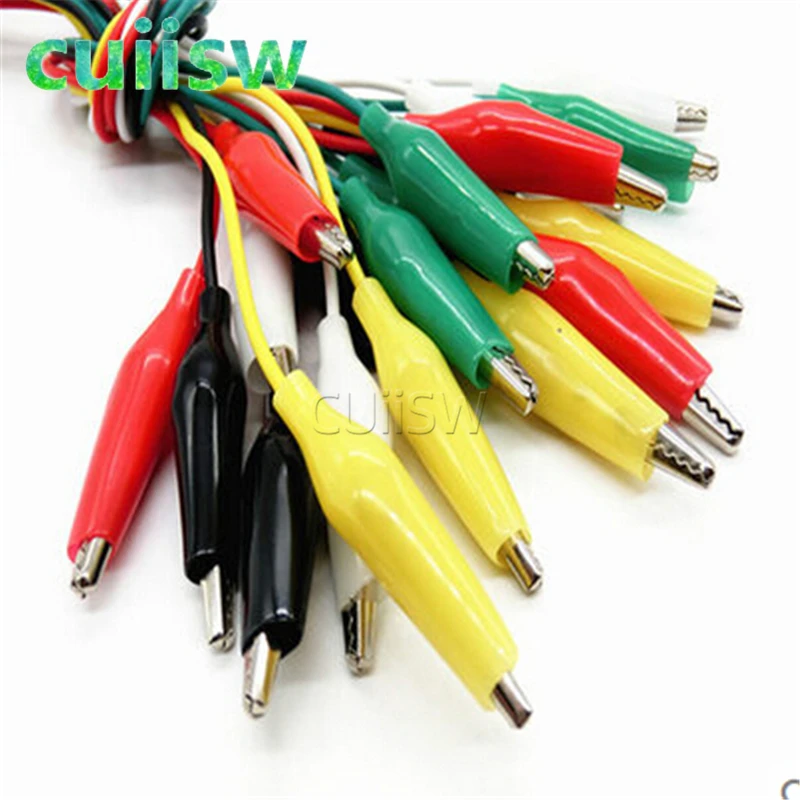 1 Набор 10 шт. зажимы типа крокодил электрические испытательные выводы сделай сам