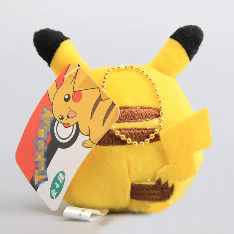 9 см Аниме Пикачу плюшевые игрушки кукла Peluche Kawaii Прекрасный Squirtle Charmander Eevee мягкие игрушки брелок кулон для женщин детский подарок