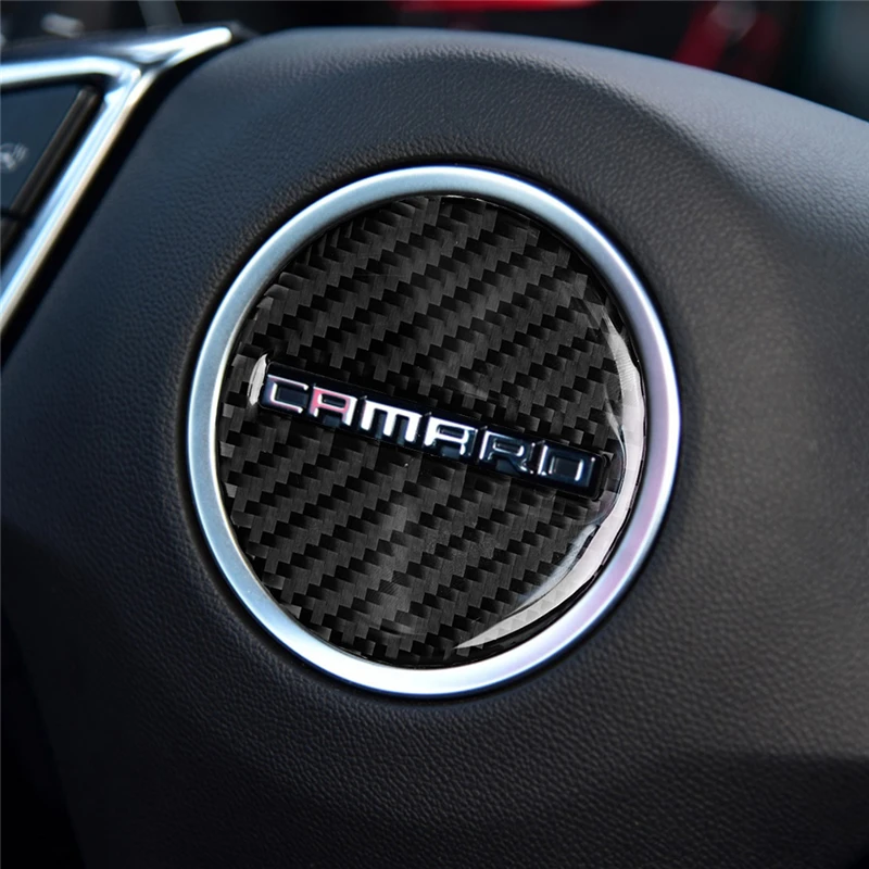 Для Chevrolet Camaro 2017- 2019 салон автомобиля рулевое управление Декор колес отделка