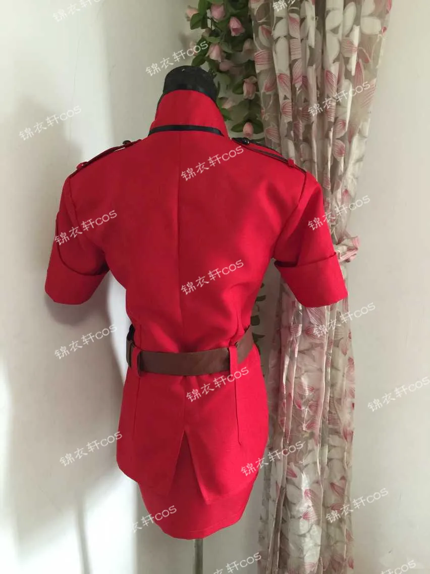Аниме Hellsing Herushingu Виктория серас красный косплей костюм с перчатками на заказ