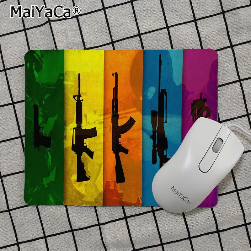 Maiya высокое качество CSGO Counter Strike Gun клавиатура игровые коврики для мыши Лидер