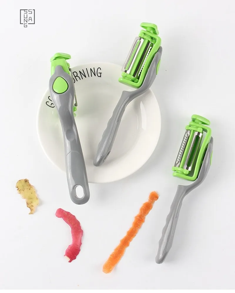 Многофункциональная прямая ручка Овощечистка специальный нож из нержавеющей