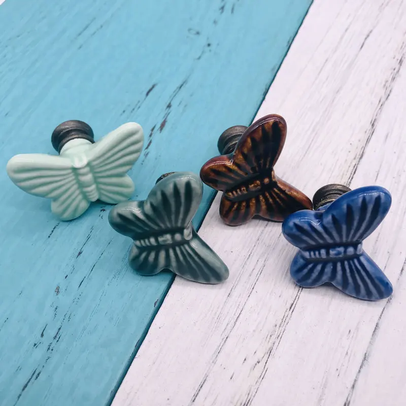 1x потертые восстановленные винтажные ручки ручной работы Аутентичные