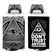 Eye of Providence PS5 Disc Skin Sticker Cover for Playstation 5 Console & 2 Controllers Decal Vinyl Protective Disk Skins