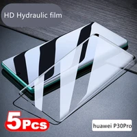 5pcs hydrogel film for huawei p30 p40 pro lite screen protector for huawei p40 p30 p20 lite screen protectors p40proplus p30lite